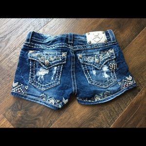MissMe Jean Signature Shorts